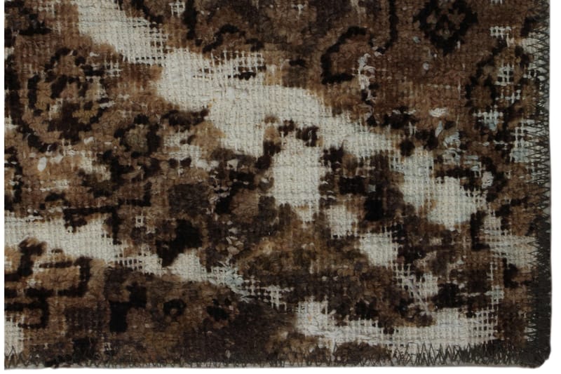 Handknuten Persisk Matta 136x150 cm Vintage  Beige/Brun - Persisk matta - Orientaliska mattor