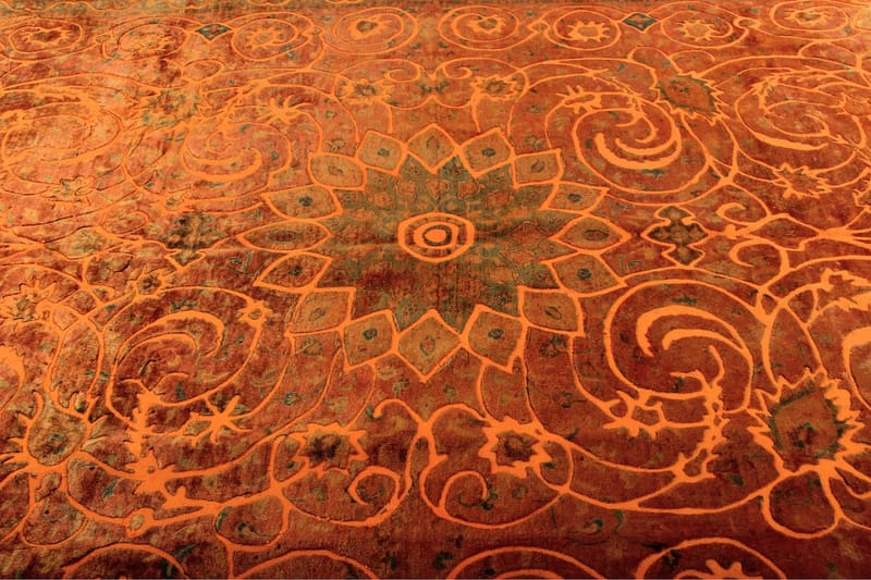 Handknuten Persisk Ullmatta 288x398 cm Vintage  Brun/Orange - Persisk matta - Orientaliska mattor