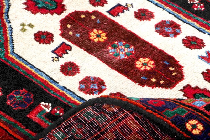 Handknuten Persisk Matta 125x288 cm Kelim Röd/Mörkblå - Persisk matta - Orientaliska mattor