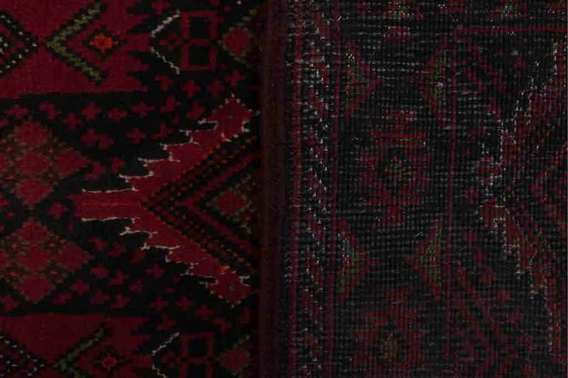 Handknuten Persisk Matta Våg 104x201 cm Kelim Röd/Svart - Persisk matta - Orientaliska mattor
