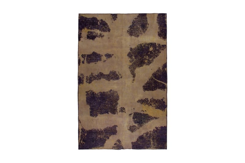 Handknuten Persisk Matta 133x205 cm Vintage  Beige/Lila - Persisk matta - Orientaliska mattor