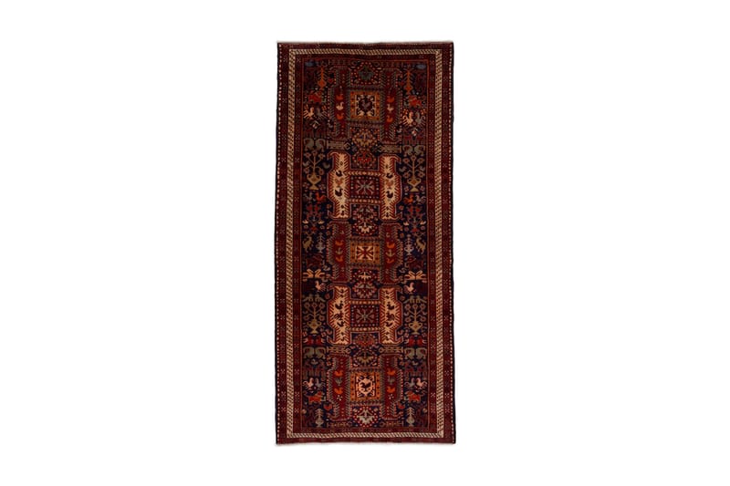 Handknuten Persisk Matta 129x307 cm Mörkblå/Röd - Persisk matta - Orientaliska mattor