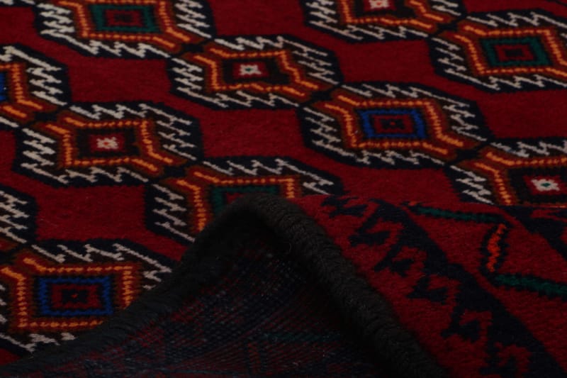 Handknuten Persisk Matta 101x188 cm Kelim Röd/Svart - Persisk matta - Orientaliska mattor