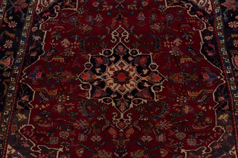 Handknuten Persisk Matta 143x220 cm Kelim Röd/Mörkblå - Persisk matta - Orientaliska mattor