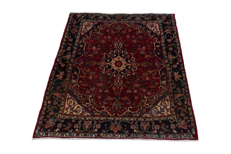 Handknuten Persisk Matta 143x220 cm Kelim Röd/Mörkblå - Persisk matta - Orientaliska mattor