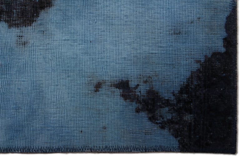 Handknuten Persisk Matta 162x227 cm Vintage  Blå/Mörkgrön - Persisk matta - Orientaliska mattor