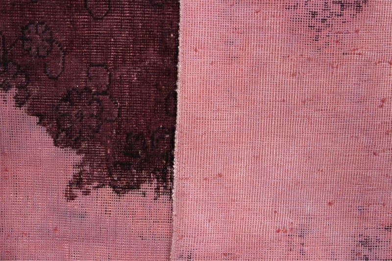 Handknuten Persisk Matta 170x240 cm Vintage  Rosa/Röd - Persisk matta - Orientaliska mattor