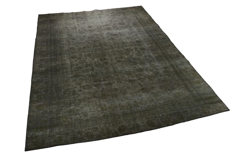 Handknuten Persisk Ullmatta 280x398 cm Vintage  Grön - Persisk matta - Orientaliska mattor