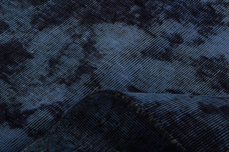 Handknuten Persisk Matta 115x170 cm Vintage  Mörkblå/Blå - Persisk matta - Orientaliska mattor