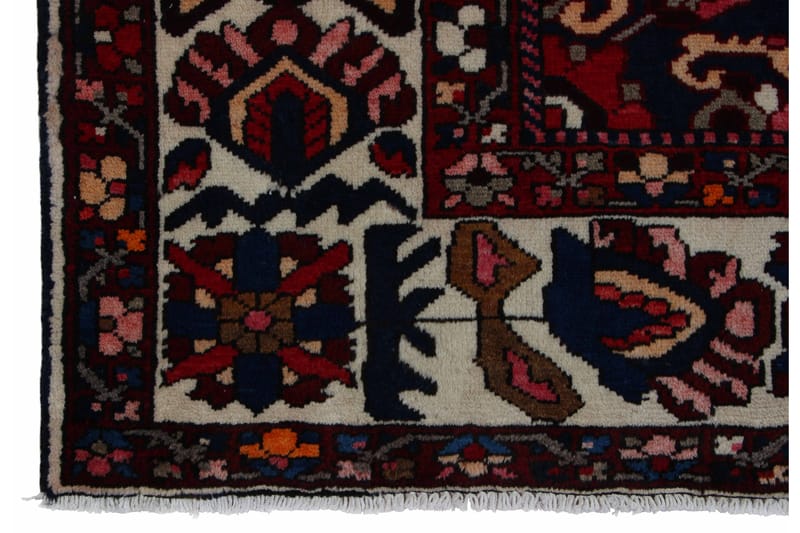 Handknuten Persisk Matta 213x302 cm Röd/Beige - Persisk matta - Orientaliska mattor