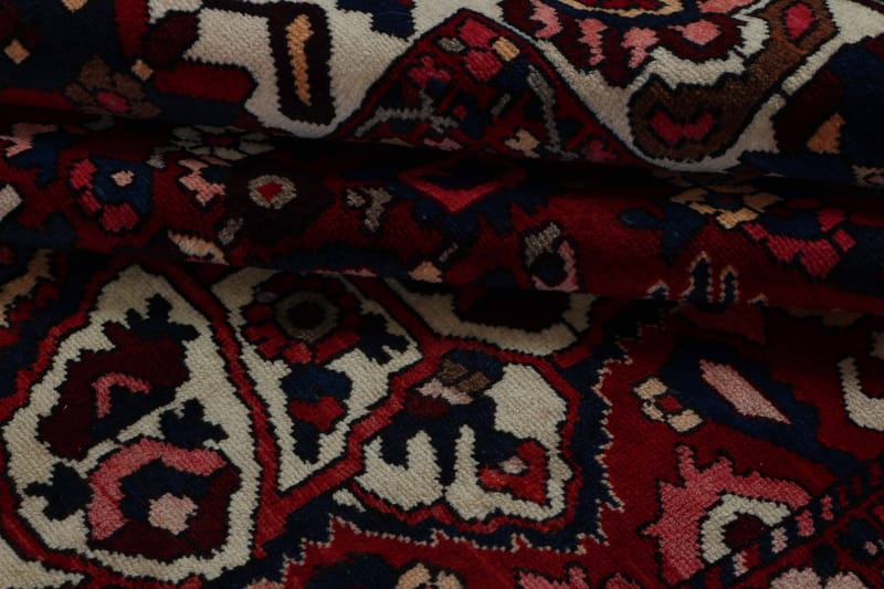 Handknuten Persisk Matta 213x302 cm Röd/Beige - Persisk matta - Orientaliska mattor