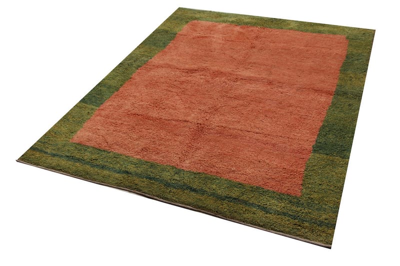 Handknuten Persisk Ullmatta 190x250 cm Gabbeh Shiraz Rosa/Gr - Persisk matta - Orientaliska mattor