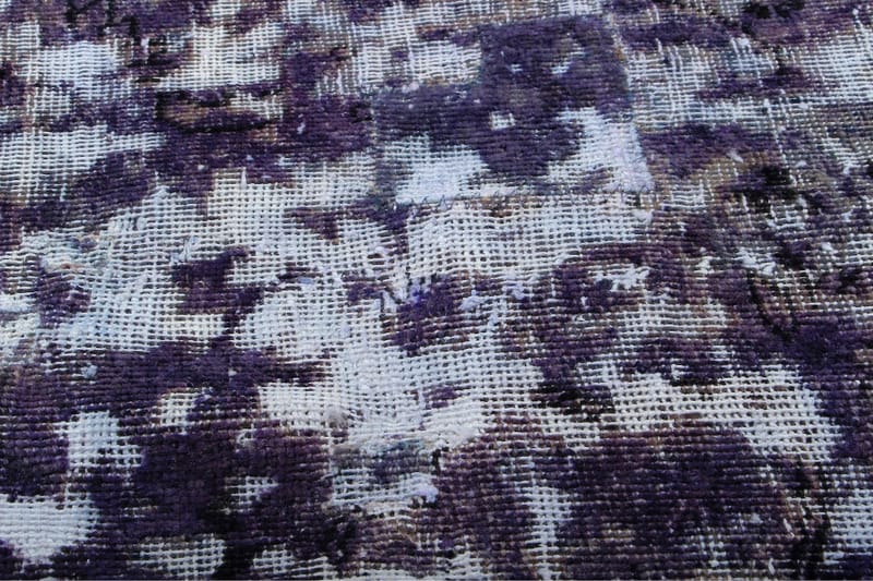 Handknuten Persisk Matta 189x269 cm Vintage  Lila/Grön - Persisk matta - Orientaliska mattor