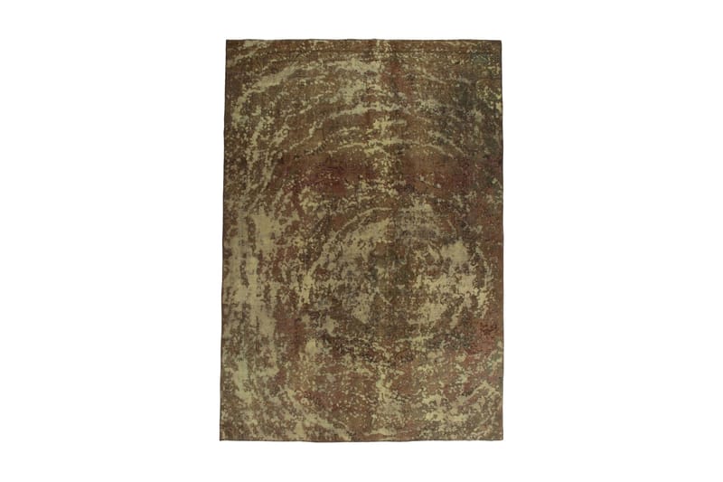 Handknuten Persisk Matta 205x299 cm Vintage  Guld/Brun - Persisk matta - Orientaliska mattor