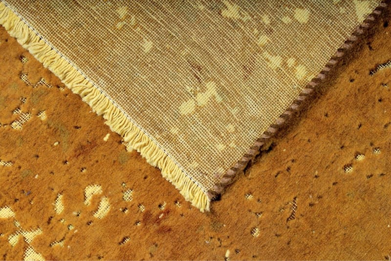 Handknuten Persisk Ullmatta 299x382 cm Vintage  Senap - Persisk matta - Orientaliska mattor