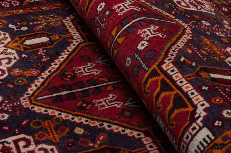 Handknuten Persisk Matta 109x160 cm Röd/Svart - Persisk matta - Orientaliska mattor