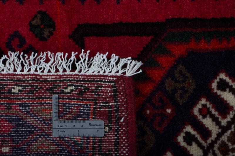 Handknuten Persisk Matta 125x193 cm Kelim Röd/Mörkblå/Svart - Persisk matta - Orientaliska mattor
