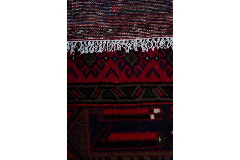 Handknuten Persisk Matta 125x193 cm Kelim Röd/Mörkblå/Svart - Persisk matta - Orientaliska mattor