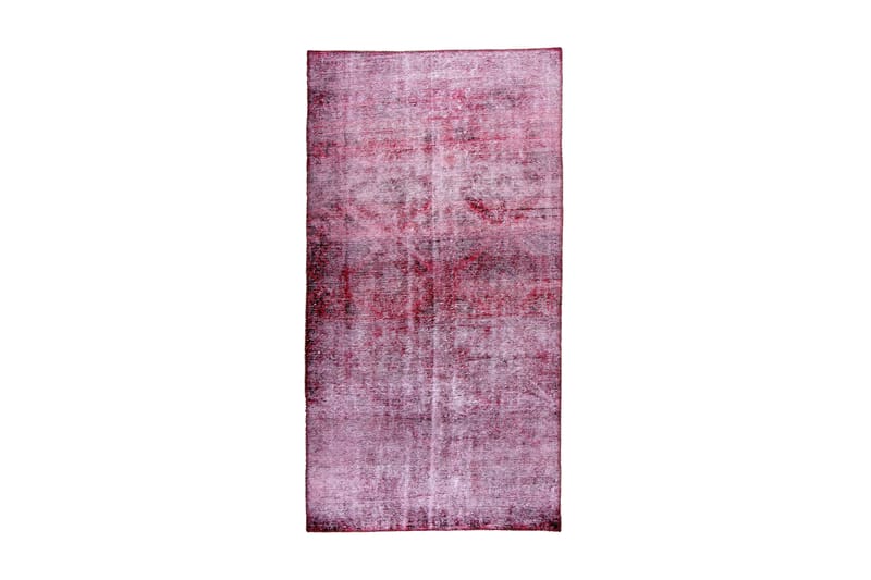 Handknuten Persisk Matta 104x201 cm Vintage  Mörkröd/Rosa - Orientaliska mattor - Persisk matta