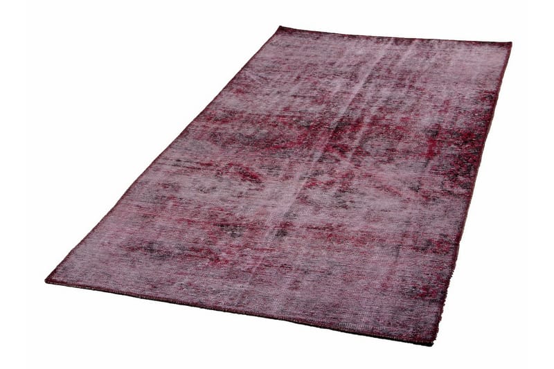 Handknuten Persisk Matta 104x201 cm Vintage  Mörkröd/Rosa - Persisk matta - Orientaliska mattor