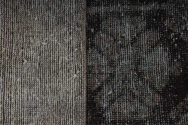 Handknuten Persisk Matta 76x130 cm Vintage  Grå/Mörkgrön - Persisk matta - Orientaliska mattor