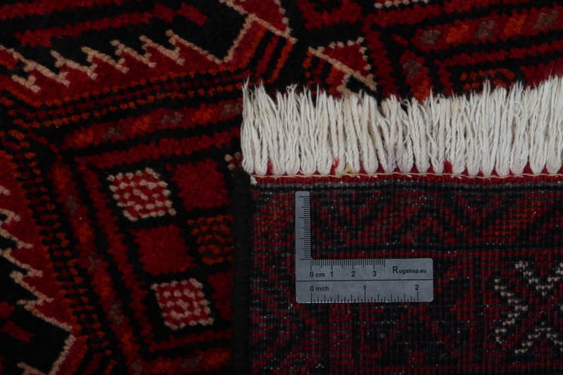 Handknuten Persisk Matta 104x197 cm Kelim Röd/Svart - Persisk matta - Orientaliska mattor