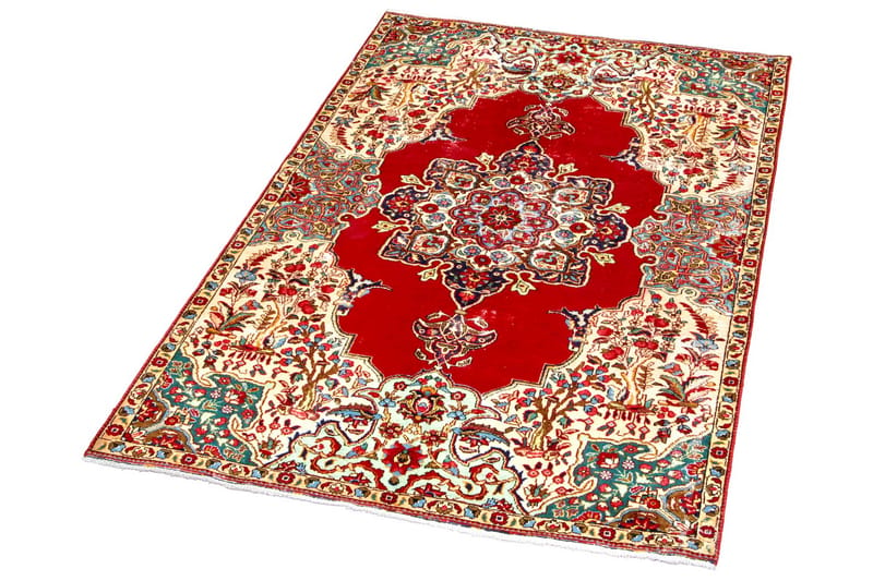 Handknuten Persisk Matta 160x244 cm Kelim Röd/Beige - Persisk matta - Orientaliska mattor