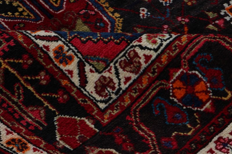 Handknuten Persisk Matta 175x313 cm Röd/Svart - Persisk matta - Orientaliska mattor