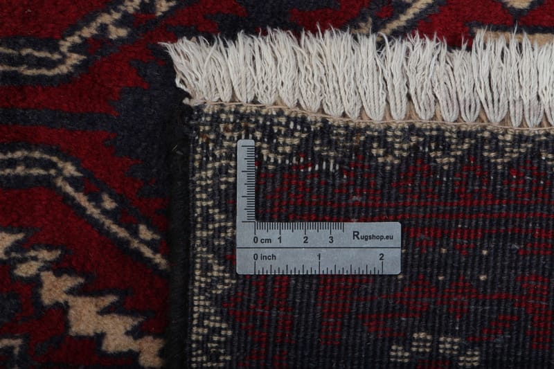 Handknuten Persisk Matta Våg 90x193 cm Kelim Röd/Svart - Persisk matta - Orientaliska mattor
