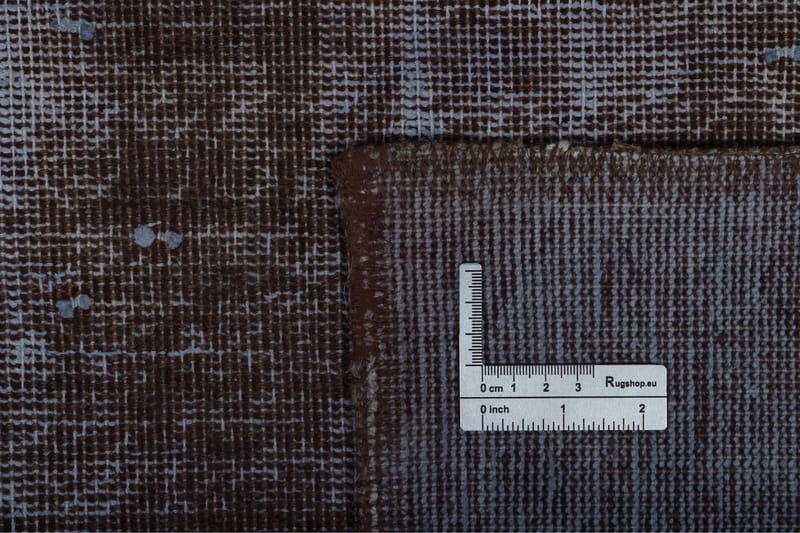 Handknuten Persisk Matta 258x358 cm Vintage  Blå/Brun - Orientaliska mattor - Persisk matta