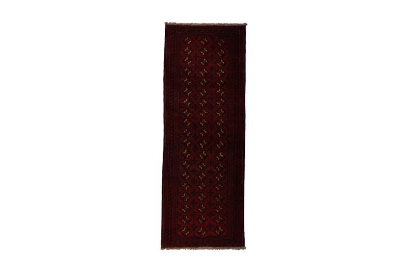 Handknuten Persisk Matta 77x205 cm Röd/Svart - Persisk matta - Orientaliska mattor