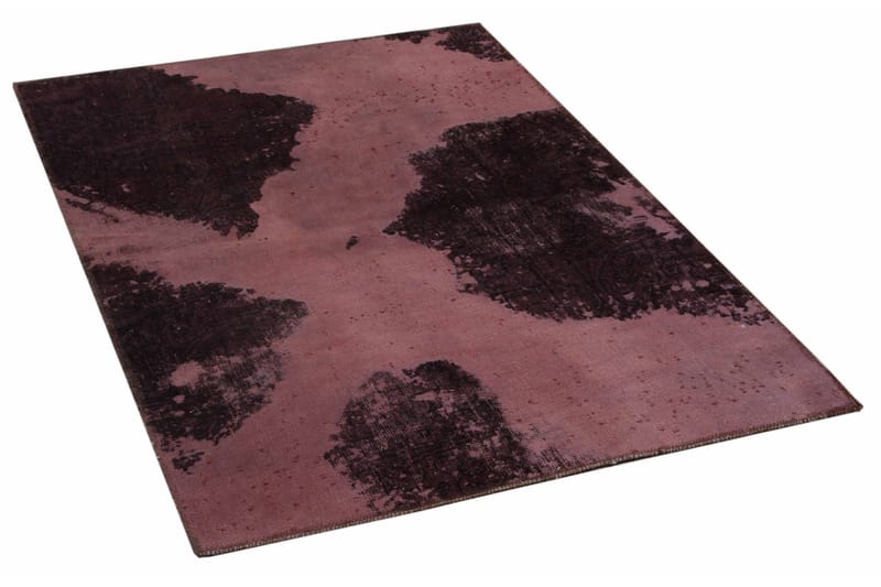 Handknuten Persisk Matta 100x150 cm Vintage  Rosa/Mörkröd - Persisk matta - Orientaliska mattor