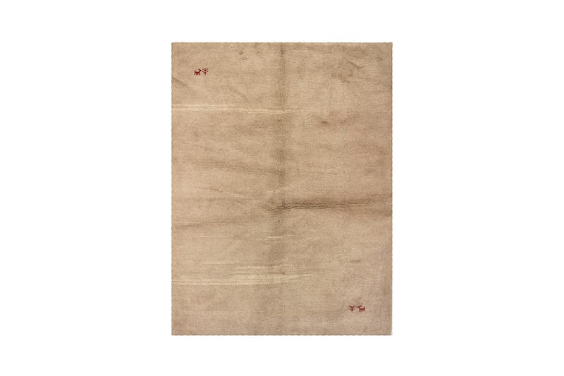 Handknuten Persisk Ullmatta 177x230 cm Gabbeh Shiraz Beige - Persisk matta - Orientaliska mattor