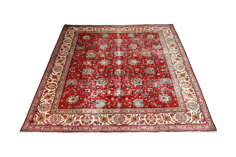 Handknuten Persisk Matta 288x330 cm Kelim Röd/Beige - Persisk matta - Orientaliska mattor