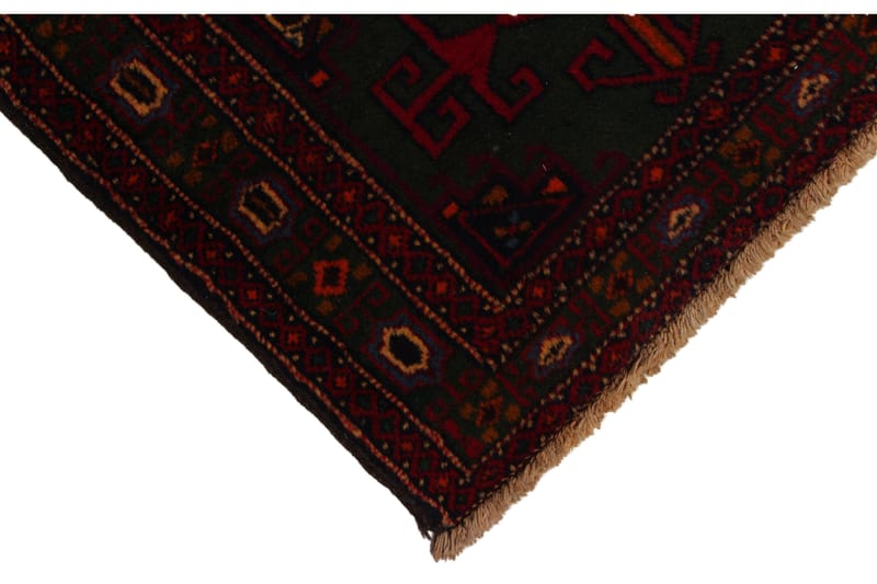 Handknuten Persisk Matta 73x214 cm Röd/Grön - Persisk matta - Orientaliska mattor