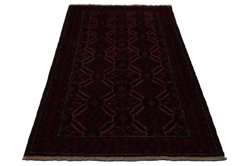 Handknuten Persisk Matta 103x190 cm Kelim Röd/Svart - Persisk matta - Orientaliska mattor
