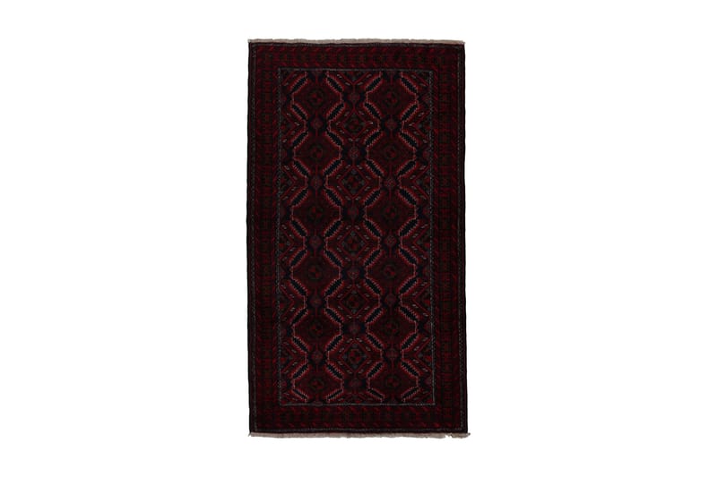Handknuten Persisk Matta 103x190 cm Kelim Röd/Svart - Persisk matta - Orientaliska mattor