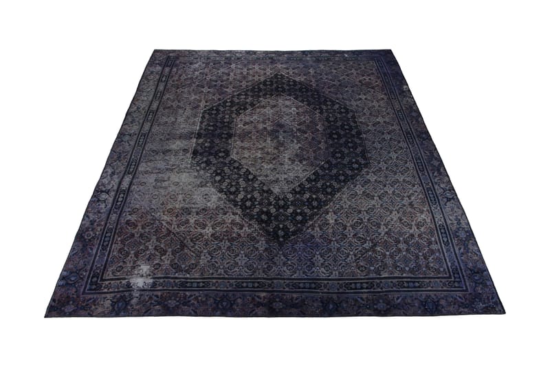 Handknuten Persisk Matta 268x350 cm Vintage  Mörkblå/Grå - Persisk matta - Orientaliska mattor