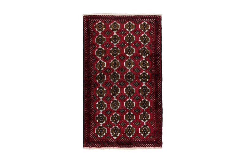 Handknuten Persisk Matta 110x186 cm Kelim Röd/Svart - Persisk matta - Orientaliska mattor