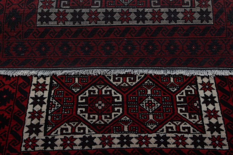 Handknuten Persisk Matta 103x189 cm Kelim Röd/Svart - Persisk matta - Orientaliska mattor