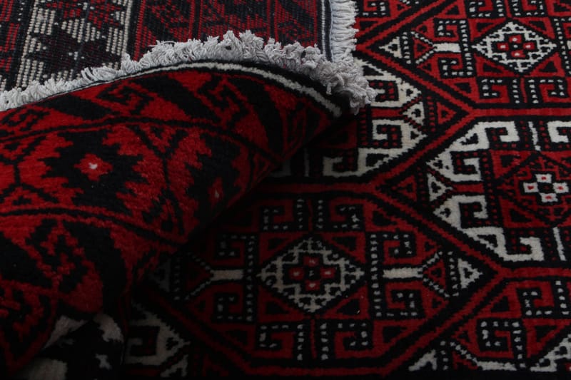 Handknuten Persisk Matta 103x189 cm Kelim Röd/Svart - Persisk matta - Orientaliska mattor