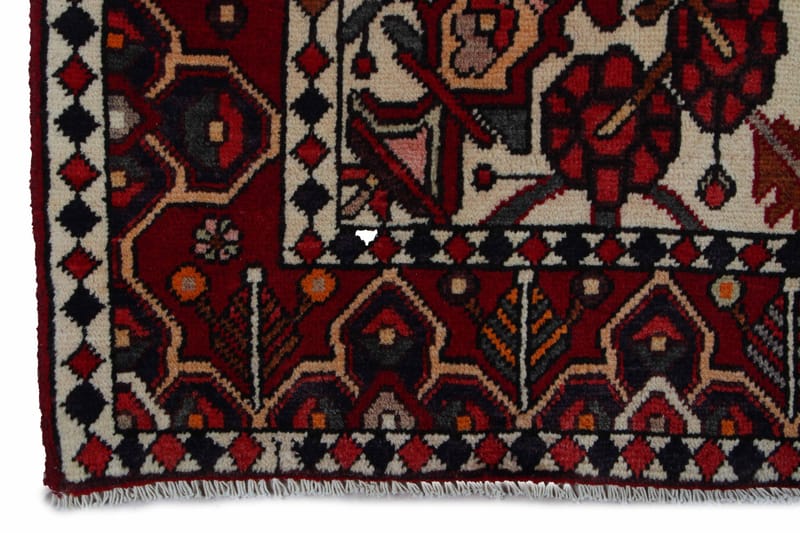 Handknuten Persisk Matta 152x287 cm Röd/Beige - Persisk matta - Orientaliska mattor