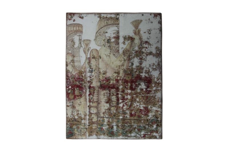 Handknuten Persisk Matta 83x110 cm Vintage  Flerfärgad - Persisk matta - Orientaliska mattor