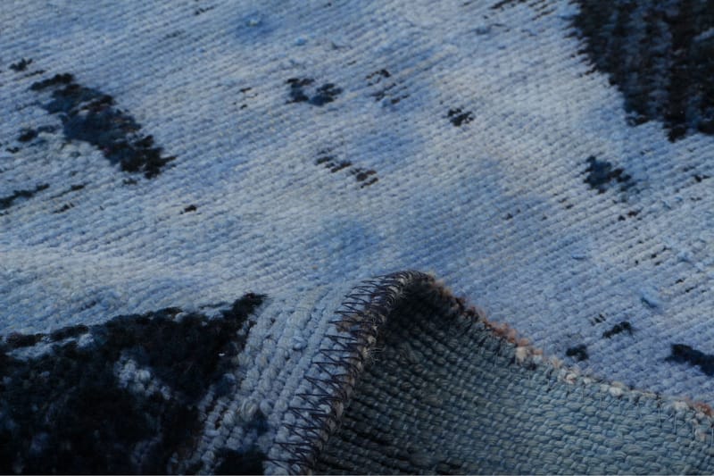 Handknuten Persisk Matta 135x190 cm Vintage  Blå/Mörkblå - Persisk matta - Orientaliska mattor