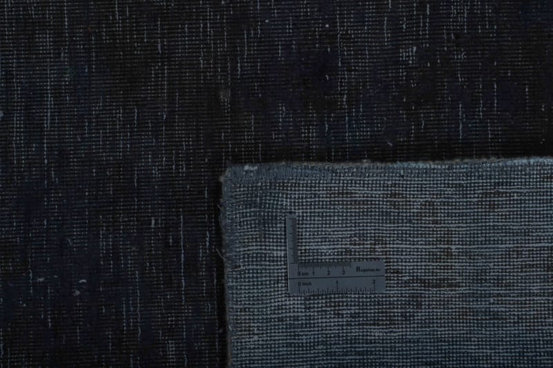 Handknuten Persisk Matta 259x363 cm Vintage  Mörkgrå/Mörkblå - Persisk matta - Orientaliska mattor