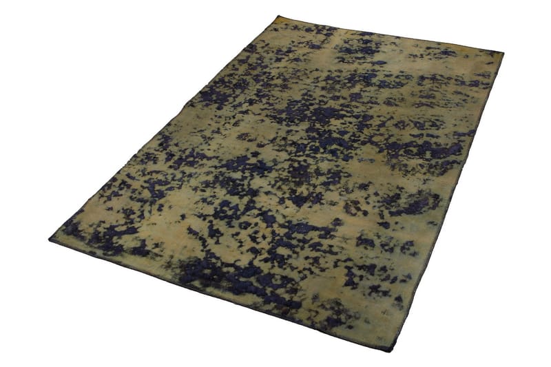 Handknuten Persisk Matta 150x230 cm Vintage  Grön/Lila - Persisk matta - Orientaliska mattor