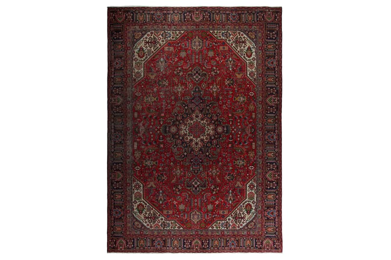 Handknuten Persisk Patchworkmatta 222x324 cm Kelim Röd/Mörkb - Persisk matta - Orientaliska mattor