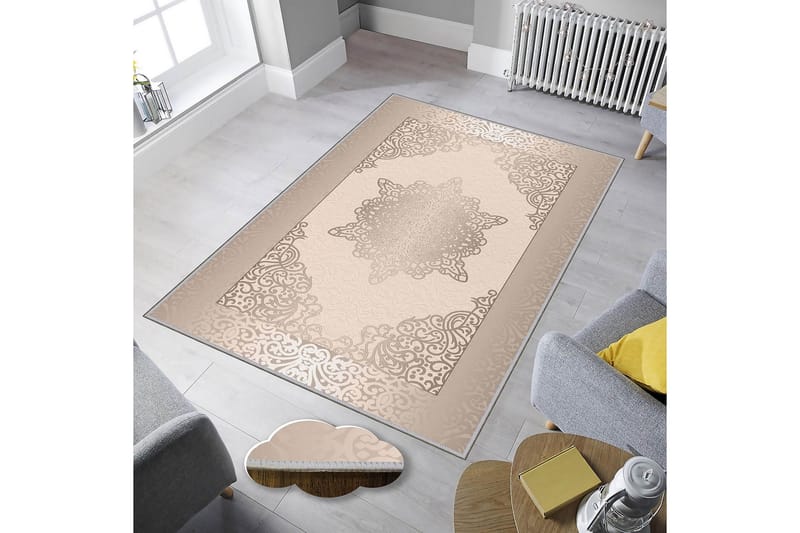 HOMEFESTO Matta 100x150 cm Multifärgad - Persisk matta - Orientaliska mattor