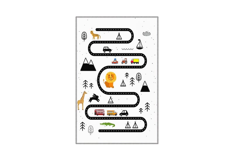 HOMEFESTO Matta 100x150 cm Multifärgad - Textilier & mattor - Mattor - Orientaliska mattor - Persisk matta