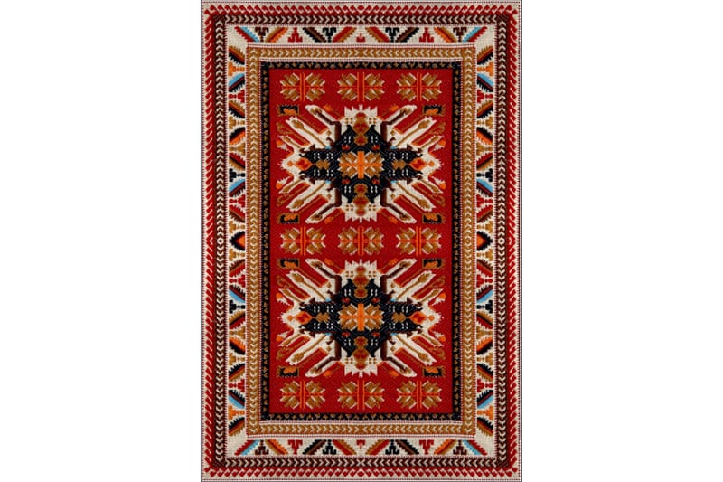 HOMEFESTO Matta 100x150 cm Multifärgad - Textilier & mattor - Mattor - Orientaliska mattor - Persisk matta